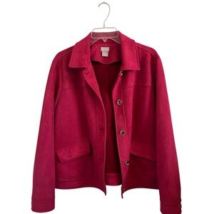 Chico’s Pink Jacket-Chico’s size 2 (size 12/14)